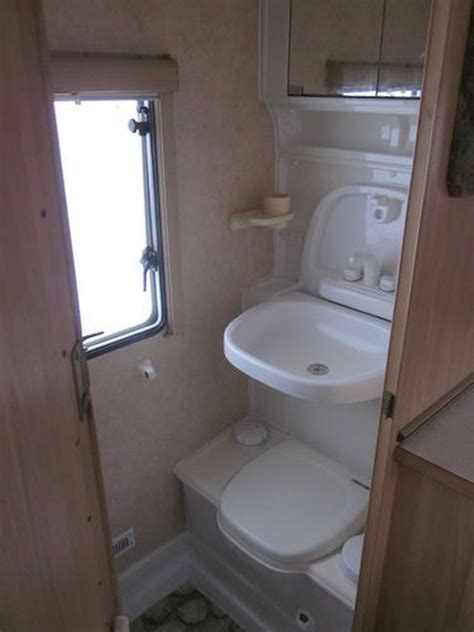Thinking about renovating your rv? Nice RV Champers Bathroom Remodel | Rv bathroom, Small rv ...