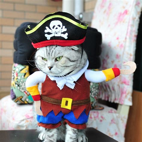 New Hot Sale Cats Outfit Pirate Small Dogs Puppy Pet