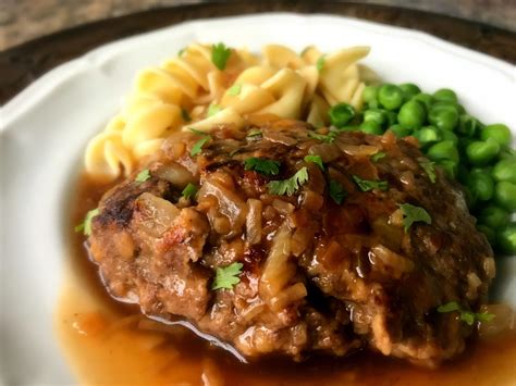 Meatless salisbury steak by aimee of the veg life. Salisbury Steak | Recipe | Salisbury steak, Meal planning ...
