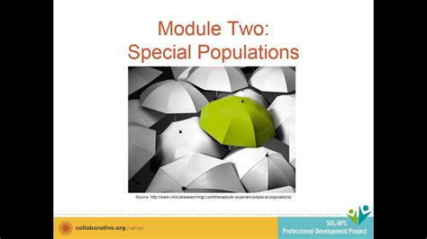 module two special populations youtube