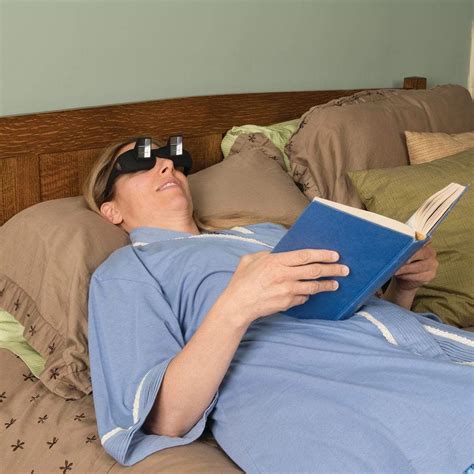 Prism Reading Glasses For Lazy Readers Periscope Bed Goggles Spectix™ Zaavio®