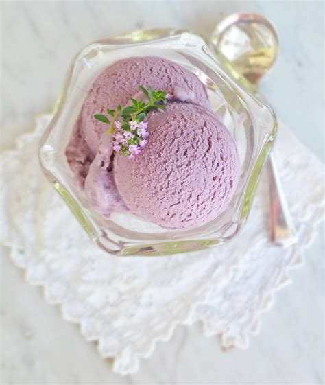 vegan raspberry lavender ice cream - phoebe's pure food
