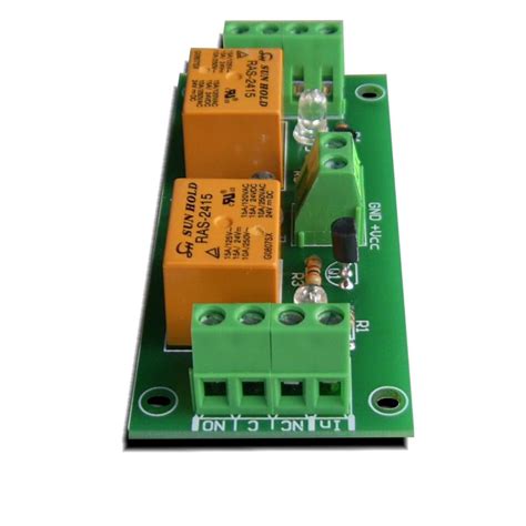 National recovery used to be called relay, so the services are the same. Relay card 24V - 2 channels for Raspberry PI, Arduino, PIC,AVR