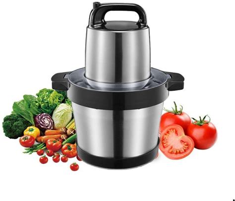 Shoppofobix Stainless Steel Electric 6 Liter Meat Grinders With Bowl