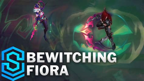 Bewitching Fiora Skin Spotlight Pre Release League Of Legends Youtube