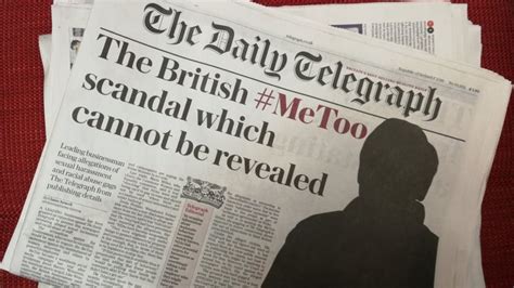 Court Stops Telegraph Publishing Sexual Harassment Story Bbc News