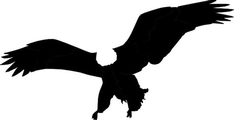 Eagle Landing Silhouette Clip Art Vector Online Royalty Clipart Best