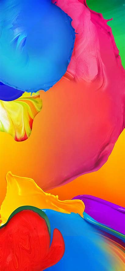 Rainbow Ink Pattern Paint Iphone Apple Wallpapers