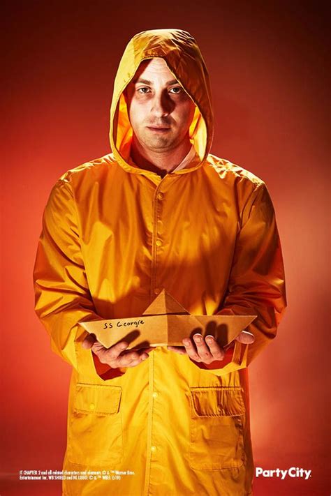 Make sure that the roots are flat and straight along the bottom edge. Mens Georgie Costume - It | Pennywise halloween costume ...