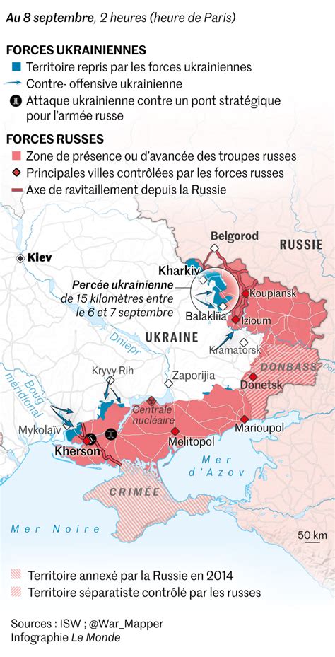 Les Cartes De La Guerre En Ukraine Depuis Linvasion Russe De Février 2022