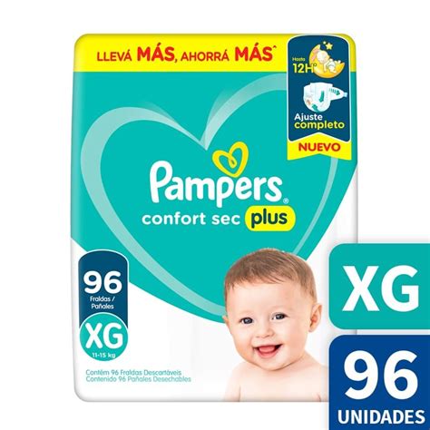 PAMPERS CONFORTSEC EXTRA PLUS XG X96 Abril Distribuciones