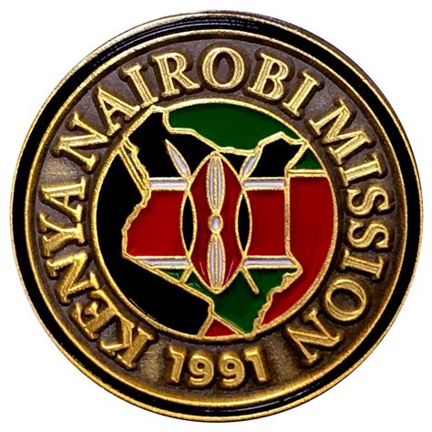 Kenya Nairobi Commemorative Mission Pin