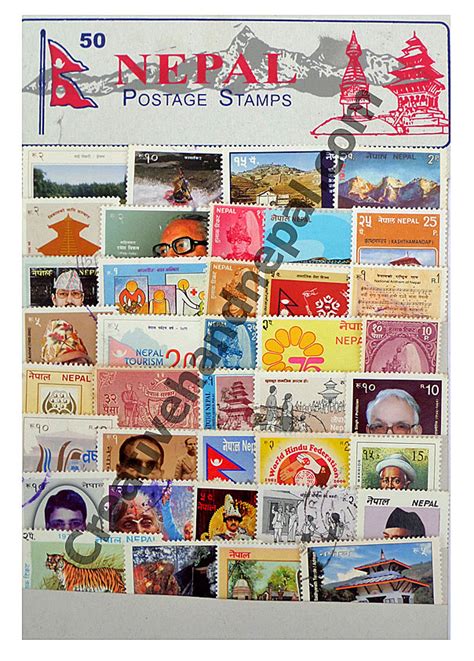 Nepal 35 40 Different Postage Stamps Creativehand Nepal
