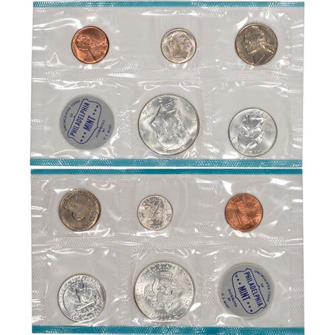 1964 United States Mint Uncirculated Coin Set Ebay
