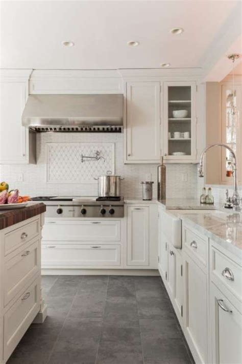 Get your free design in bathrooms, kitchens, laundry rooms, entryways and more, tile is one of the most. 9+ Impressive Kitchen Floors With White Cabinets Photos ...