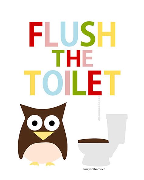 Toilet flush sign illustrations & vectors. flush the toilet sign kids - Clip Art Library