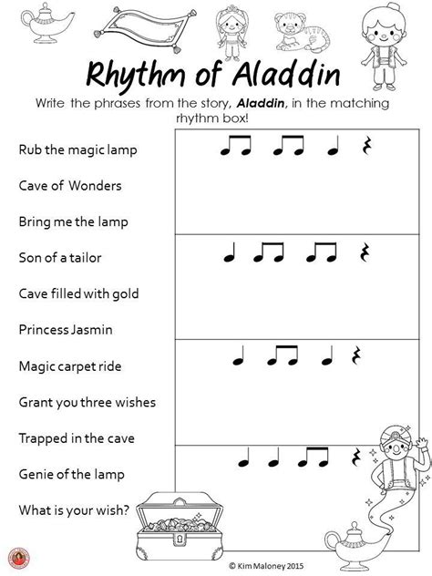 Rhythm Worksheets For Kindergarten Maths Worksheets For Primary School