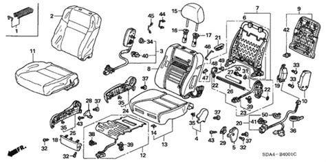 2004 Honda Accord Body Parts Diagram