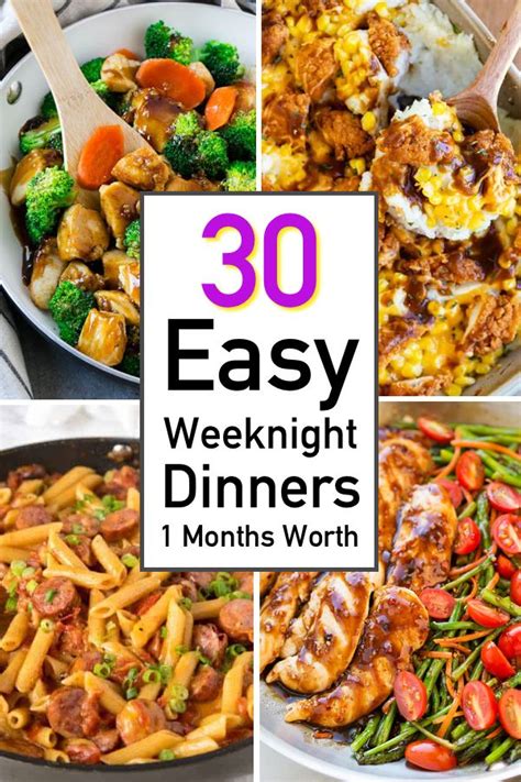 30 Easy Weeknight Dinners Everyone's Raving About | Easy ...
