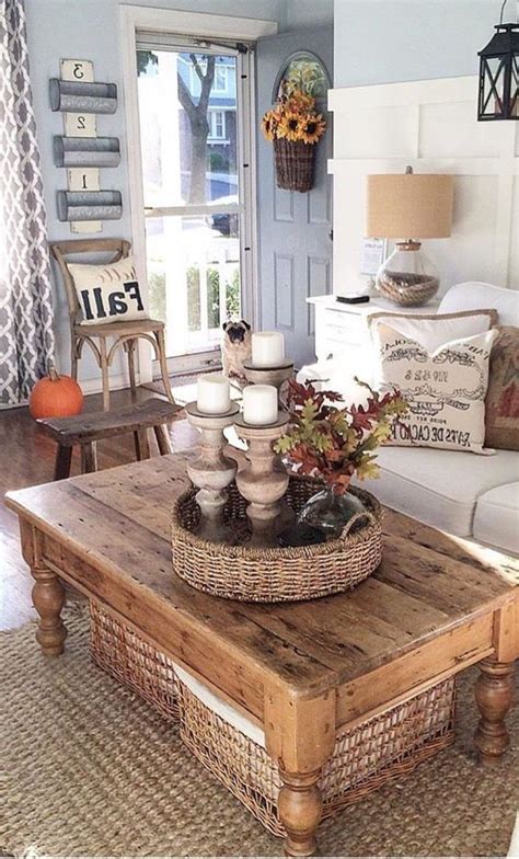 Place a large woven box under the table to use it for closed storage comfortably. Baskets Under Coffee Table