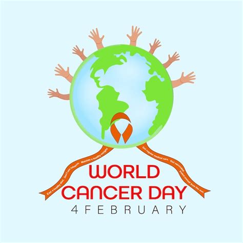 Premium Vector Th February World Cancer Day Vector Illustration