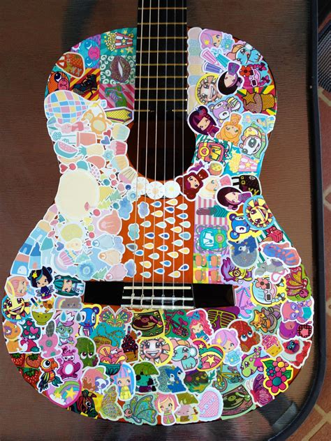 neat idea for a kid's activity Guitar Crafts, Guitar Art, Fun