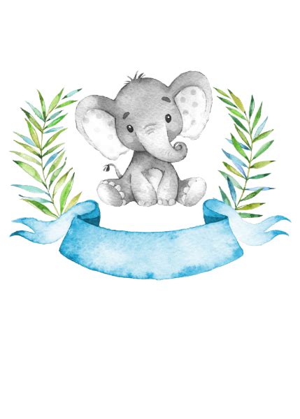 Iniciar Sesión Elephant Baby Shower Boy Baby Elephant