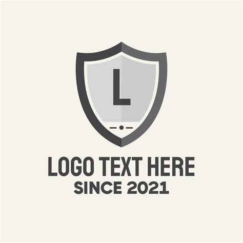 Shield Lettermark Logo Brandcrowd Logo Maker