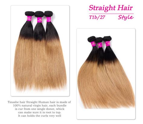 Straight Hair T1b27 Color Honey Blonde Bundles Sale Tinashehair
