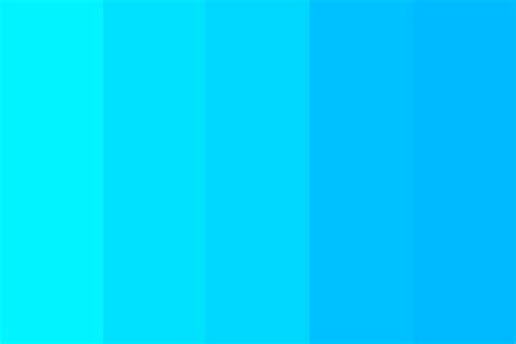 Cyan Shaders Color Palette
