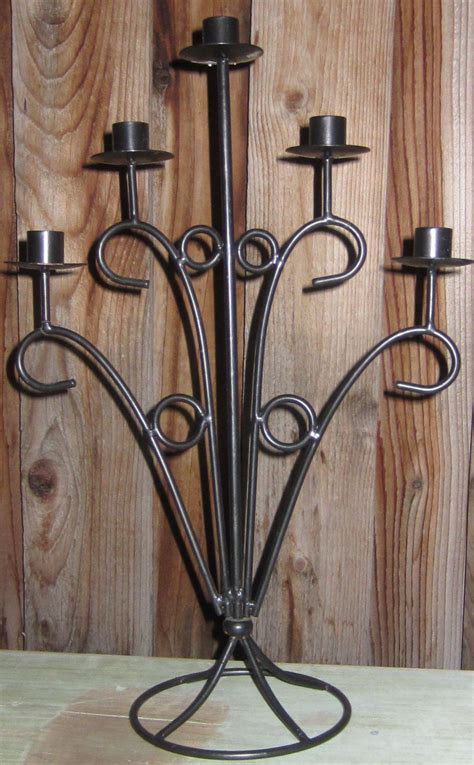 Tall Pillar Candle Holders Wrought Iron Wrought Iron Candle Holder