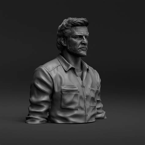 pedro pascal joel the last of us 3d model 3d printable cgtrader