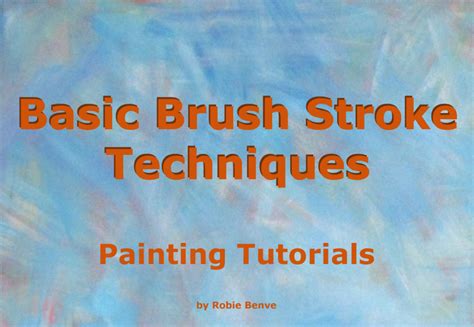 Basic Brushstroke Types With Examples Feltmagnet