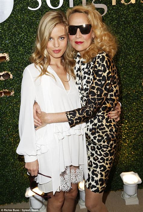 Jerry Hall And Her Gorgeous Mini Me Daughter Georgia May Jagger