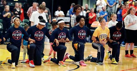 Entire Indiana Fever Team Kneels During Anthem Before Playoff Game Published 2016 Wnba