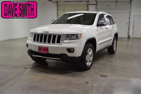 Sell Used 12 Jeep Grand Cherokee Overland 4x4 Auto Leather Ac Seats