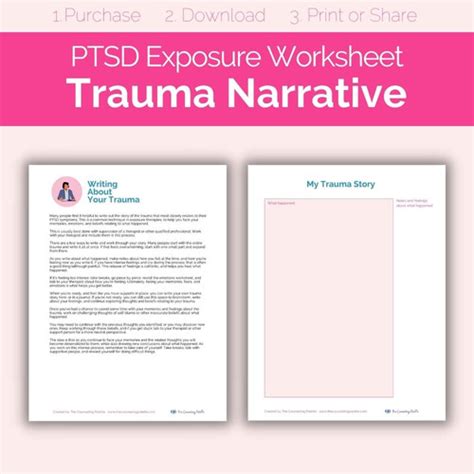 Printable Trauma Narrative Worksheet