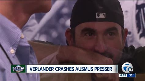 WATCH Verlander Crashes Ausmus Press Conference