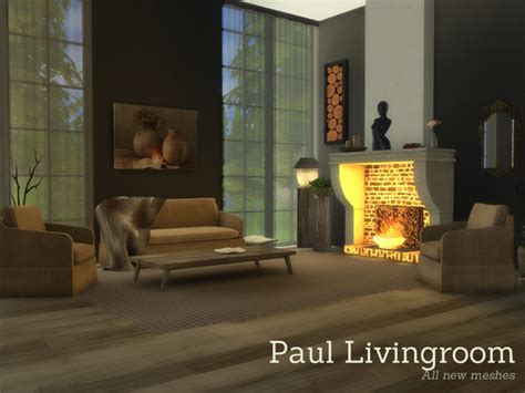 Paul Livingroom By Angela At Tsr Sims 4 Updates