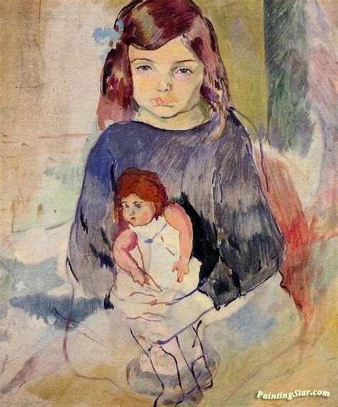 Young Girl With A Doll Artwork By Jules Pascin Oil Painting And Art