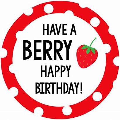 Berry Gift Fun Tags Idea Birthday Happy