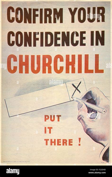 Conservative Poster 1945 Hi Res Stock Photography And Images Alamy