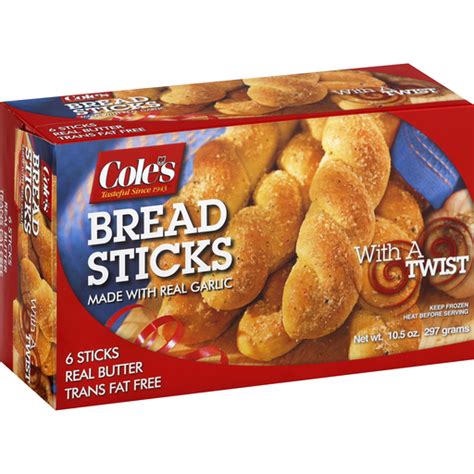 Coles Garlic Breadsticks 6 Ct Box Garlic Bread Market Basket