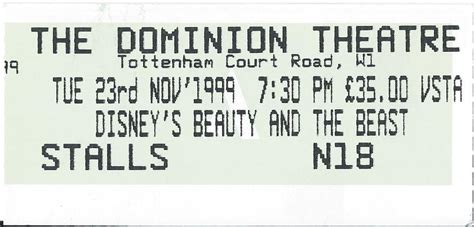Its Pure Entertainment Beauty And The Beast Dominion Theatre