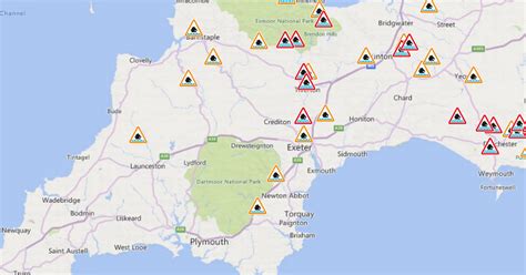 Flood Warnings Issued Across Devon As Heavy Rain Batters County Devon Live