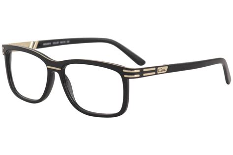 Cazal Mens Eyeglasses 6016 001 Blackgold Full Rim Optical Frame 56mm