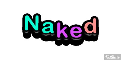 Naked Word Animated Gif Logo Designs