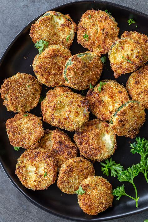 Air Fryer Parmesan Zucchini Chips Momsdish