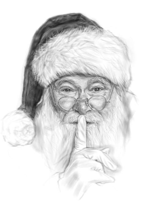Santa Illustration Nov Dec Illustartion As Part Of Work For