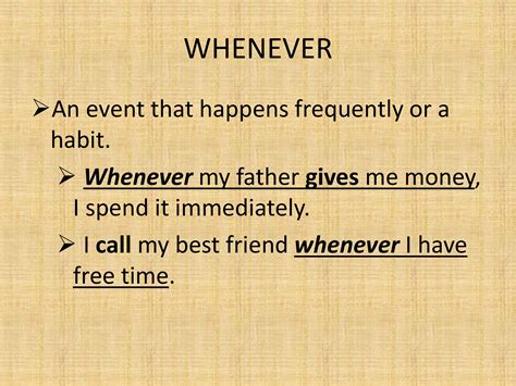 Adverb clauses modify the independent clause in a sentence. Adverb Clauses Of Time - When, Whenever, As Soon As ...